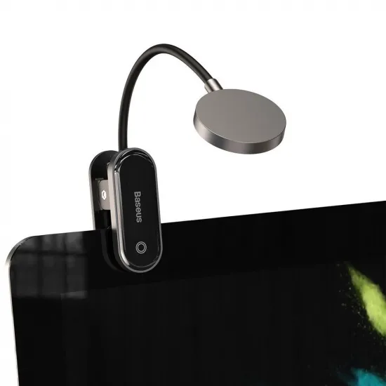 Baseus mini LED reading lamp with clip gray (DGRAD-0G)