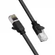Ugreen Flat Cable Internet Network Cable Ethernet Patchcord RJ45 Cat 6 UTP 1000Mbps 5m Black (NW101 50187)