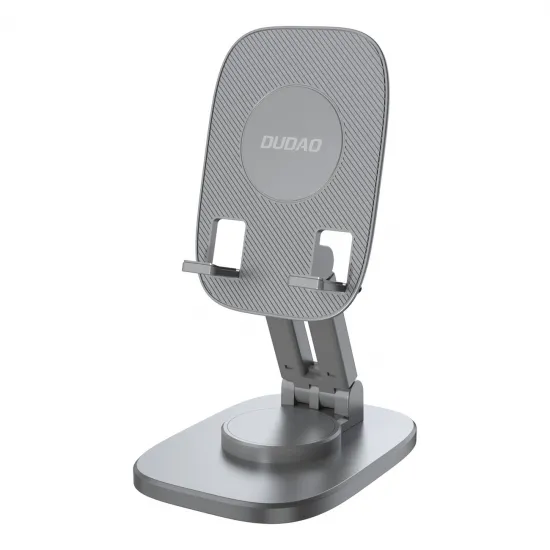 Dudao desk telescopic stand foldable stand for phone tablet gray (F5XS)