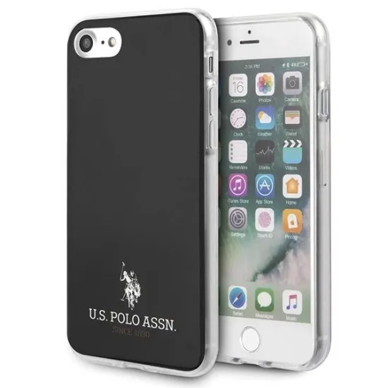 US Polo USHCI8TPUBK iPhone 7/8/SE 2020 / SE 2022 czarny/black Shiny