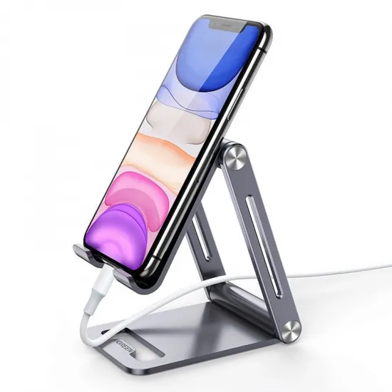 Ugreen metal aluminum folding phone holder tablet gray (LP263 80708)