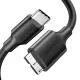 Ugreen cable USB Type C - micro USB Type B SuperSpeed ​​3.0 1m black (US312 20103)