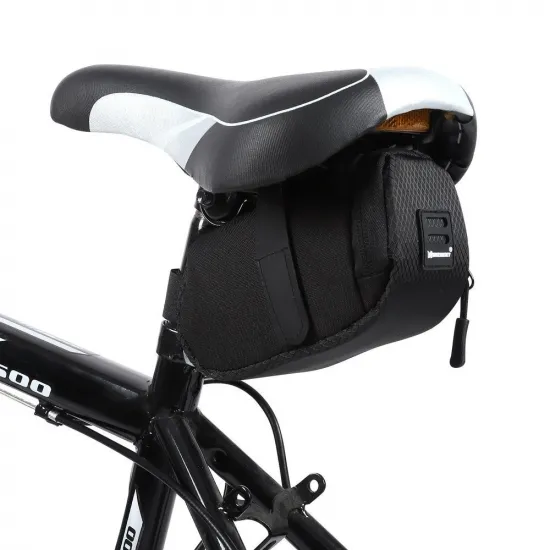 Wozinsky small bicycle saddle bag 0.6 l black (WBB8BK black)