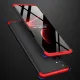 GKK 360 Protection Case Front and Back Case Full Body Cover Samsung Galaxy M51 black-red