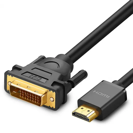 Ugreen HD106 DVI 24+1 pin / HDMI FHD 60Hz cable 1.5m - black (11150)