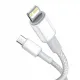 Baseus CATLGD-02 Lightning - USB-C PD cable 20W 480Mb/s 1m - white