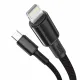 Baseus CATLGD-A01 Lightning - USB-C PD 20W 480Mb/s 2m cable - black