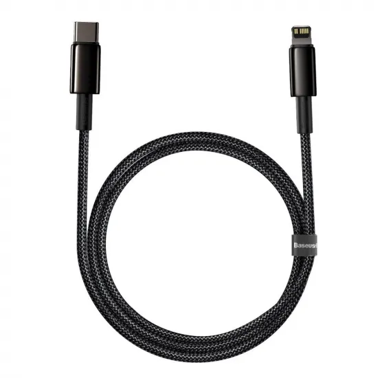 Baseus CATLWJ-01 Lightning - USB-C PD cable 20W 480Mb/s 1m - black