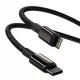 Baseus CATLWJ-A01 Lightning - USB-C PD 20W 480Mb/s 2m cable - black