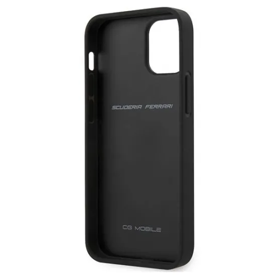 Ferrari FEHQUHCP12SBK iPhone 12 mini 5.4&quot; schwarz/schwarz Hardcase Off Track Quilted