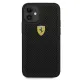 Ferrari FESPEHCP12SBK iPhone 12 mini 5.4&quot; black/black hardcase On Track Perforated