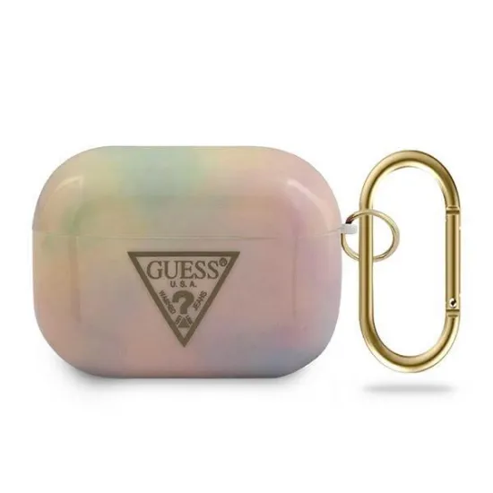 Guess GUACAPTPUMCGG01 AirPods Pro cover pink/pink Tie &amp; Dye Collection