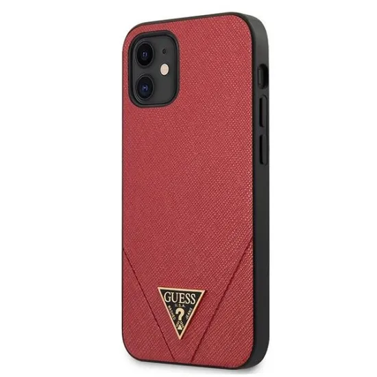 Guess GUHCP12SVSATMLRE iPhone 12 mini 5.4&quot; red/red hardcase Saffiano