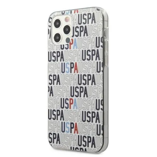 US Polo USHCP12MPCUSPA6 iPhone 12/12 Pro 6,1" biały/white Logo Mania Collection