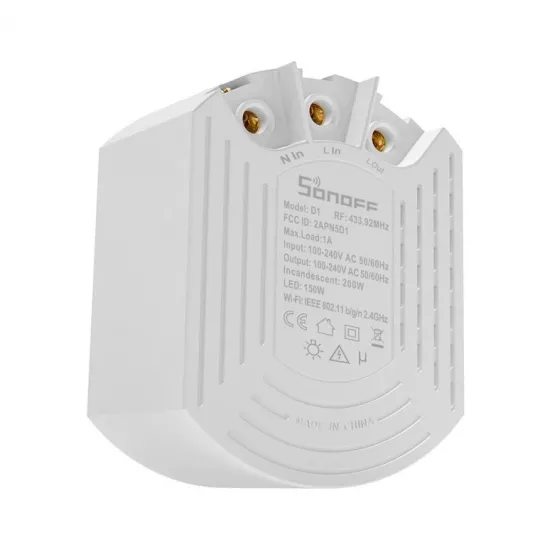 Sonoff D1 Smart Dimmer Schalter 433 MHz RF schwarz (M0802010005)