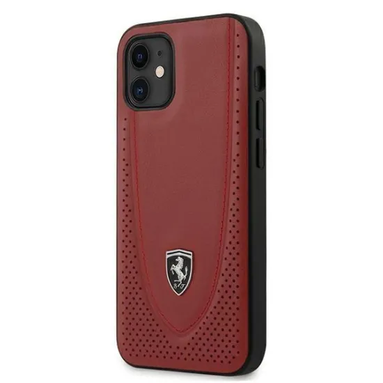 Ferrari FEOGOHCP12SRE iPhone 12 mini 5.4&quot; red/red hardcase Off Track Perforated
