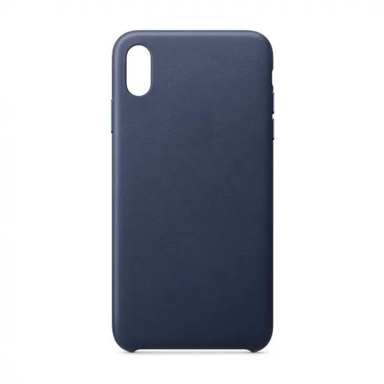 ECO Leather Öko-Leder case schutzhülle hülle für iPhone 12 Pro Max marineblau