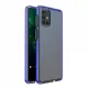 Spring Case clear TPU gel protective cover with colorful frame for Samsung Galaxy M51 blue