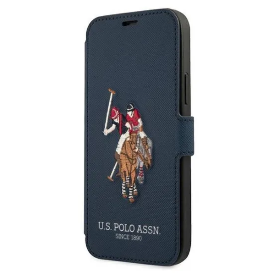 US Polo USFLBKP12MPUGFLNV iPhone 12/12 Pro 6,1" granatowy/navy book Polo Embroidery Collection