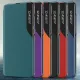 Eco Leather View Case booktype case schutzhülle aufklappbare hülle Samsung Galaxy A72 4G grün