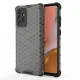 Honeycomb Case armor cover with TPU Bumper for Samsung Galaxy A72 4G black