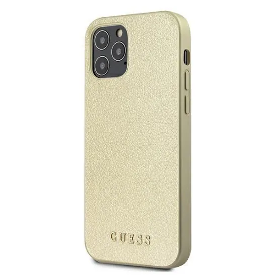 Guess GUHCP12LIGLGO iPhone 12 Pro Max 6.7&quot; gold/gold hardcase Iridescent