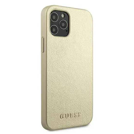 Guess GUHCP12LIGLGO iPhone 12 Pro Max 6.7&quot; gold/gold hardcase Iridescent