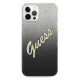 Guess GUHCP12LPCUGLSBK iPhone 12 Pro Max 6.7&quot; black/black hardcase Glitter Gradient Script