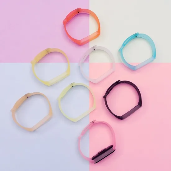 Silikon Armband strap Ersatzband Bänder für Xiaomi Mi Band 5/6 golden