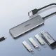 [ON RETURN] Ugreen USB HUB splitter - 4x USB 3.2 Gen 1 with micro USB power port gray (CM219 50985)
