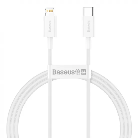 Baseus Superior Series USB-C / Lightning PD 20W 2 m cable - white