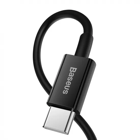 Baseus Superior USB Type C - Lightning cable for fast charging Power Delivery 20 W 1 m black (CATLYS-A01)