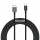 Baseus Superior USB Cable - USB Type C 66 W (11 V / 6 A) Huawei SuperCharge SCP 2 m black (CATYS-A01)