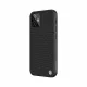 Nillkin Textured Case robuste, verstärkte Hülle mit Gelrahmen und Nylonrückseite für iPhone 12 mini schwarz