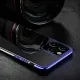 Clear Color Case Gel TPU Electroplating frame Cover for Xiaomi Mi 11 blue