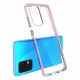 Spring Case Cover Gel Cover With Color Frame For Samsung Galaxy A52s 5G / A52 5G / A52 4G Dark Blue
