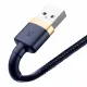 Baseus Cafule USB-A / Lightning 1.5A QC 3.0 cable 2 m - blue-gold