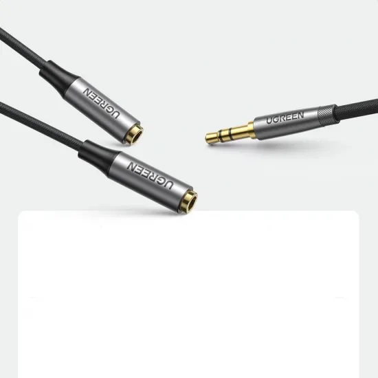 Ugreen aUX 3.5mm mini jack extension cable 0.2m black (AV191 50253)