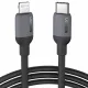 Ugreen US387 Lightning - USB-C MFI PD cable 20W 480Mb/s 1m - black