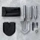 Survival shovel 10-in-1 folding shovel with knife, screwdriver, glass breaker