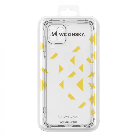 Wozinsky Anti Shock durable case with Military Grade Protection for Samsung Galaxy A22 4G transparent