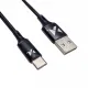 Wozinsky cable USB - USB Type C 2,4A 1m black (WUC-C1B)