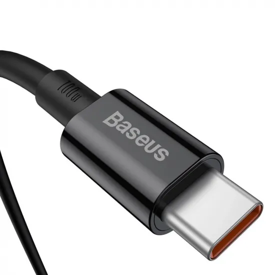 Baseus Superior Cable Cord USB Type C - USB Type C Quick Charge / Power Delivery / FCP 100W 5A 20V 1m black (CATYS-B01)