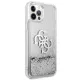 Guess GUHCP12LLG4GSI iPhone 12 Pro Max 6.7&quot; silver/silver hardcase 4G Big Liquid Glitter