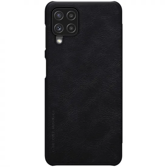 Nillkin Qin Lederholsterhülle für Samsung Galaxy A22 4G schwarz