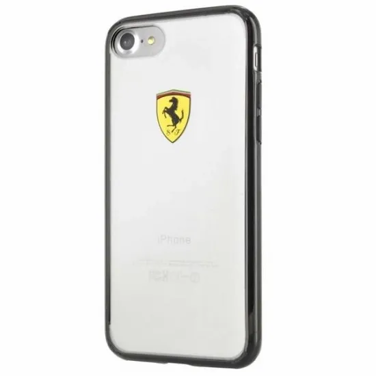 Ferrari Hardcase FEHCP7BK iPhone 7/8/SE 2020 / SE 2022 schwarz/transparent Racing Shield
