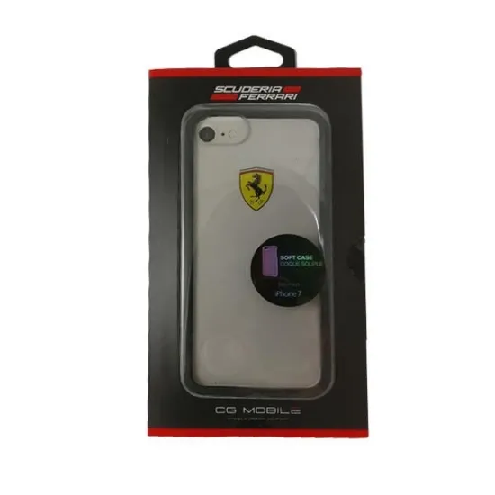 Ferrari Hardcase FEHCRFP7BK iPhone 7/8 /SE 2020 / SE 2022 transparent/black