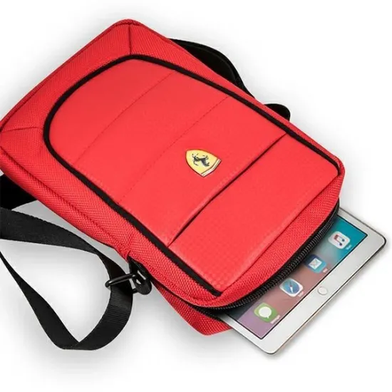 Ferrari On Track Collection bag for a 10&quot; tablet - red