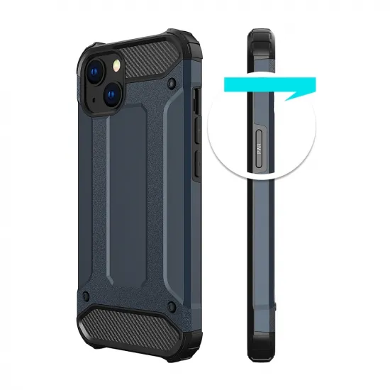 Hybrid Armor Case Tough Rugged Cover for iPhone 13 golden