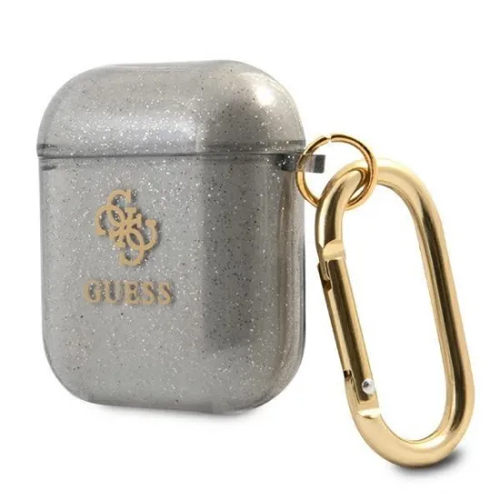 Guess GUA2UCG4GK AirPods cover black/black Glitter Collection